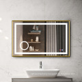 24x32 Inch Aluminum framed bathmirrors rectangular custom bathroom wall mounted makeup Harmony illuminated Mirror